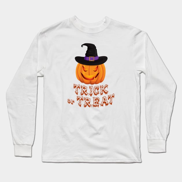 Trick or Treat Long Sleeve T-Shirt by Sham